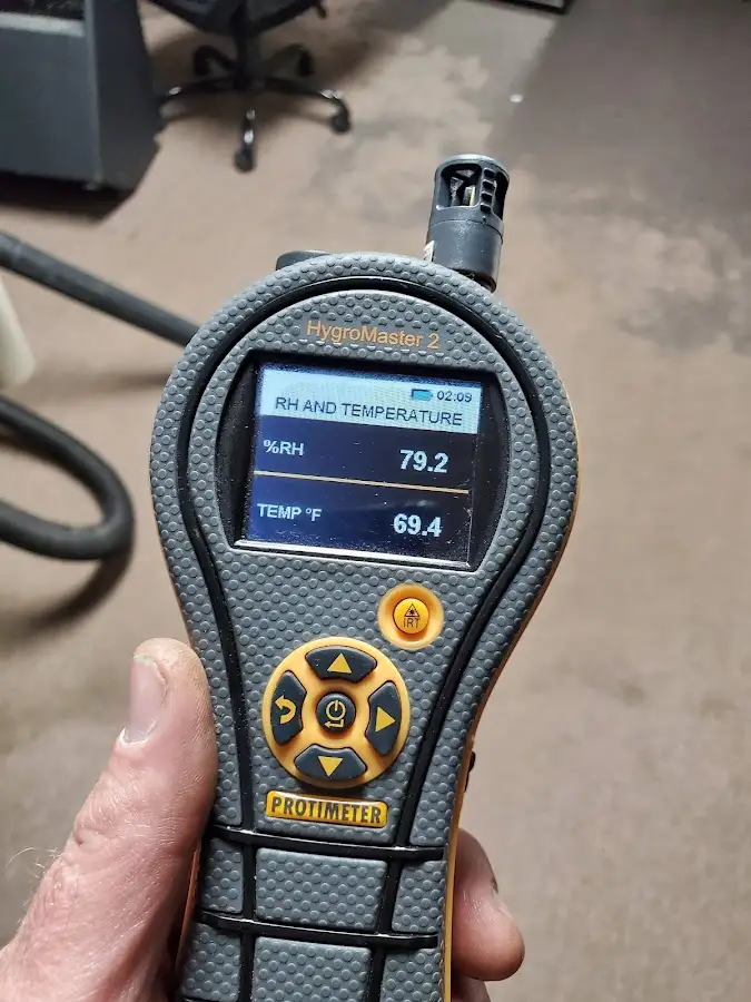 Moisture meter humidity assessment for Mold Remediation & Removal in Rosenberg